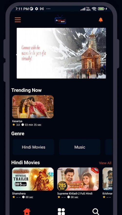 Using SolidTVBox App - You can download Solid TV Box Application from Playstore